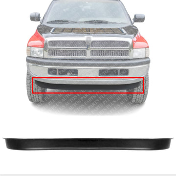 AUTOS PARTS PLUS Front Bumper Lower Valance Air Deflector Textured Direct Replacement Compatible With 1994-2001 Dodge Ram 1500/1994-2002 2500 3500 CH1090124 55274811