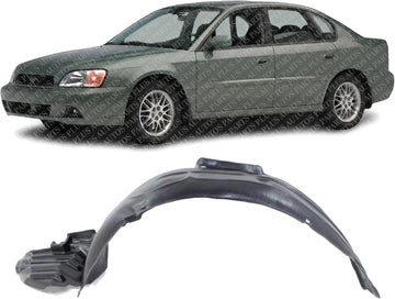 Front Fender Liner Left Driver Side Direct Replacement Compatible With 2000-2004 Subaru Legacy SU1248104 59110AE05A