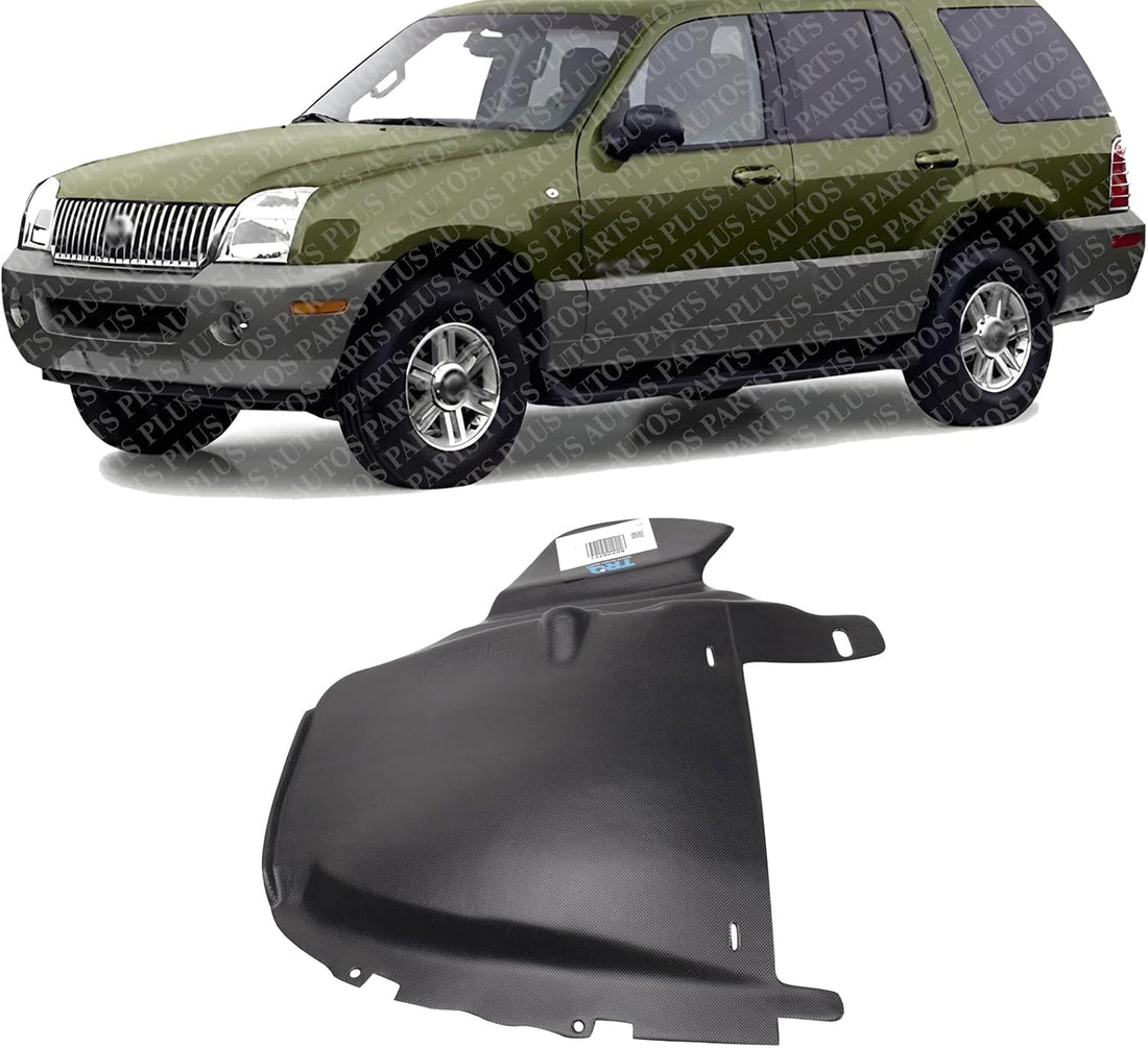 Front Section Fender Liner Left Driver Side Direct Replacement Compatible With 2002-2005 Ford Explorer/Mercury Mountaineer FO1248117 4L2Z16D073BA