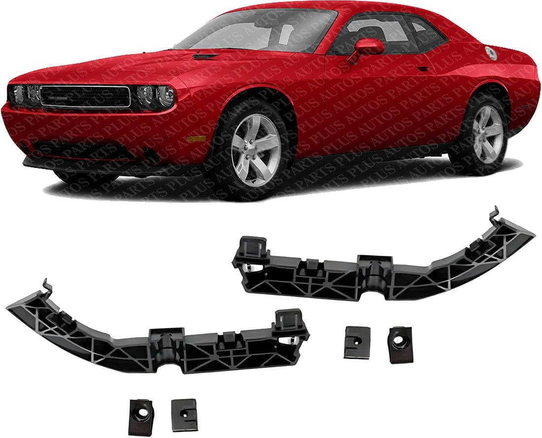 Set Of 2 Front Bumper Retainer Plastic Right Passenger & Left Driver Side Direct Replacement Compatible With 2008-2022 Dodge Challenger CH1033100 CH1032100 68024342AD 68024342AC