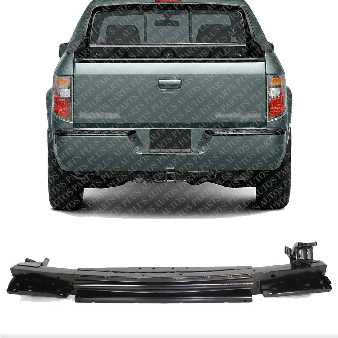 Rear Bumper Reinforcement Steel Direct Replacement Compatible With 2006-2008 Honda Ridgeline HO1106167 71530SJCA00ZZ