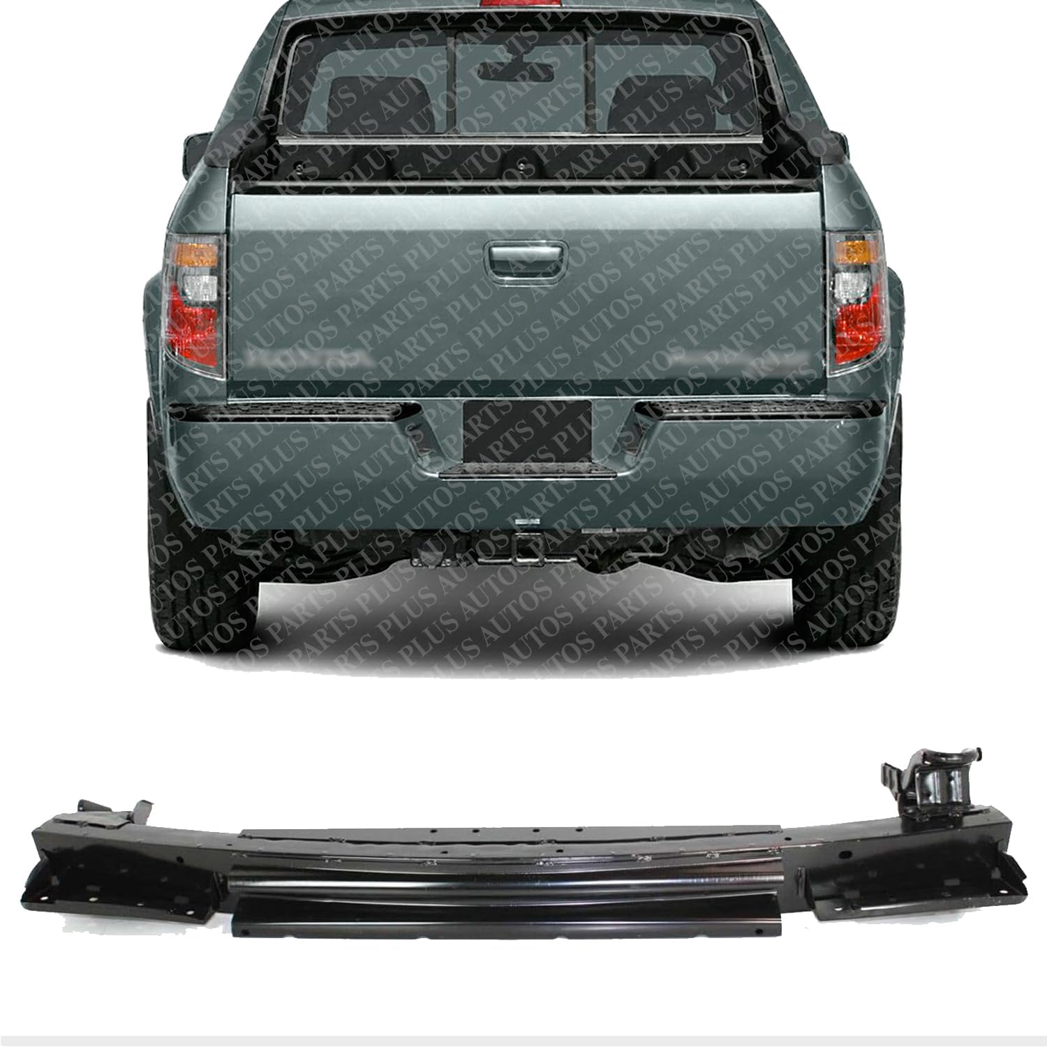 Rear Bumper Reinforcement Steel Direct Replacement Compatible With 2006-2008 Honda Ridgeline HO1106167 71530SJCA00ZZ