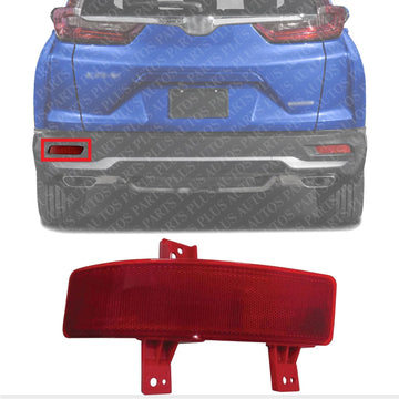 Rear Bumper Reflector Left Driver Side Direct Replacement Compatible With 2020-2022 Honda CR-V HO1184118 34550TLAA11