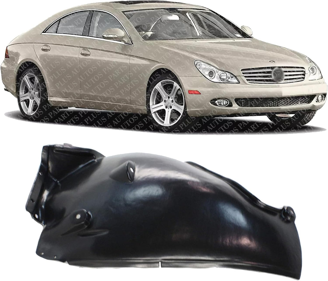 Front Section Fender Liner Right Passenger Side Direct Replacement Compatible With 2006-2010 Mercedes Benz R-Class MB1249132 2518802005