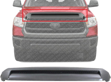 Front Hood Scoop Assembly Textured With Painted Gray Molding Direct Replacement Compatible With 2014-2021 Toyota Tundra TO1231101 761800C010