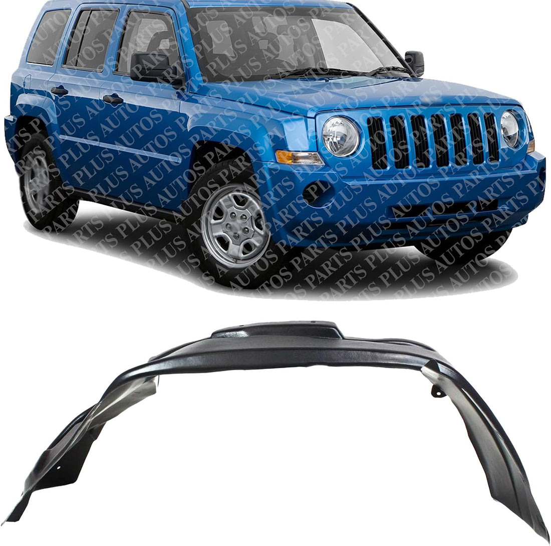 Front Fender Liner Right Passenger Side Direct Replacement Compatible with 2007-2010 Jeep Patriot CH1249134 5116244AF
