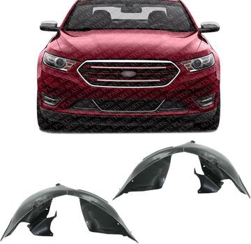 Set of 2 Front Fender Liner Right Passenger & Left Driver Side Direct Replacement Compatible With 2010-2019 Ford Taurus FO1249144 FO1248144 BG1Z16102A BG1Z16103A