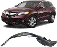 Front Fender Liner Left Driver Side Direct Replacement Compatible With 2013-2015 Acura RDX AC1248129 74150TX4A00