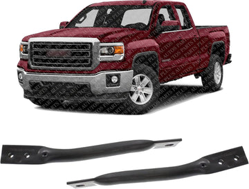 AUTOS PARTS PLUS Front Bumper Brace Brackets Steel Left Driver & Right Passenger Side Direct Replacement Compatible With 2014-2018 Chevrolet Silverado/GMC Sierra 1500 GM1063107 GM1062107 22757267