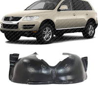 Front Fender Liner Left Driver Side Direct Replacement Compatible With 2008-2010 Volkswagen Touareg VW1248115 7L6809961L