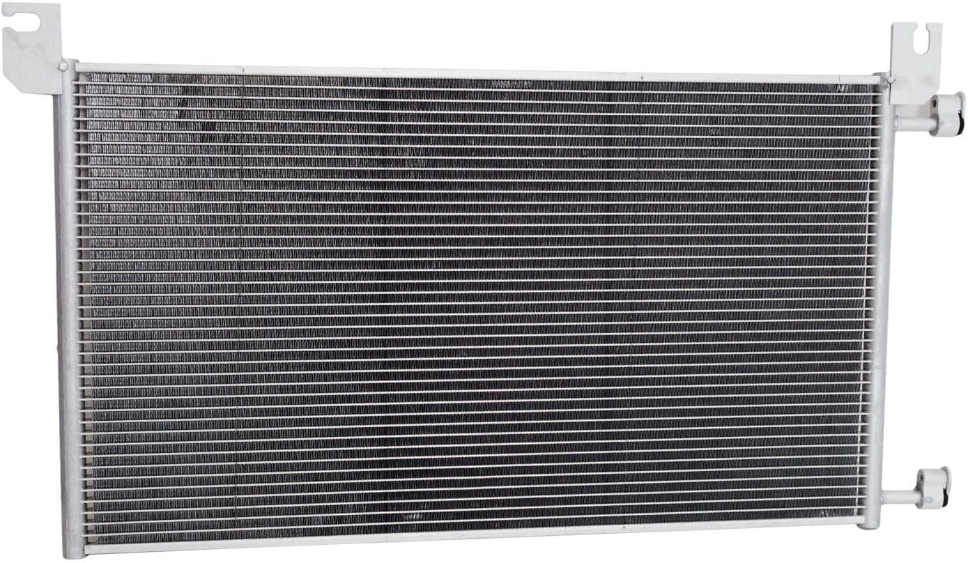 AUTOS PARTS PLUS Front A/C Condenser Aluminum Core Direct Replacement Compatible With 1999-2013 Chevrolet Silverado/GMC Sierra 1500/2001-2014 Silverado 2500 HD GM3030162 20913751