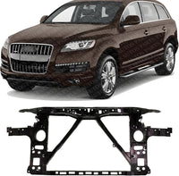 Front Radiator Support Assembly Plastic With Steel Direct Replacement Compatible With 2007-2015 Audi Q7 AU1225131 4L0805594A