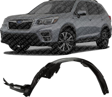 Front Fender Liner Left Driver Side Direct Replacement Compatible With 2019-2021 Subaru Forester SU1248132 59110SJ030