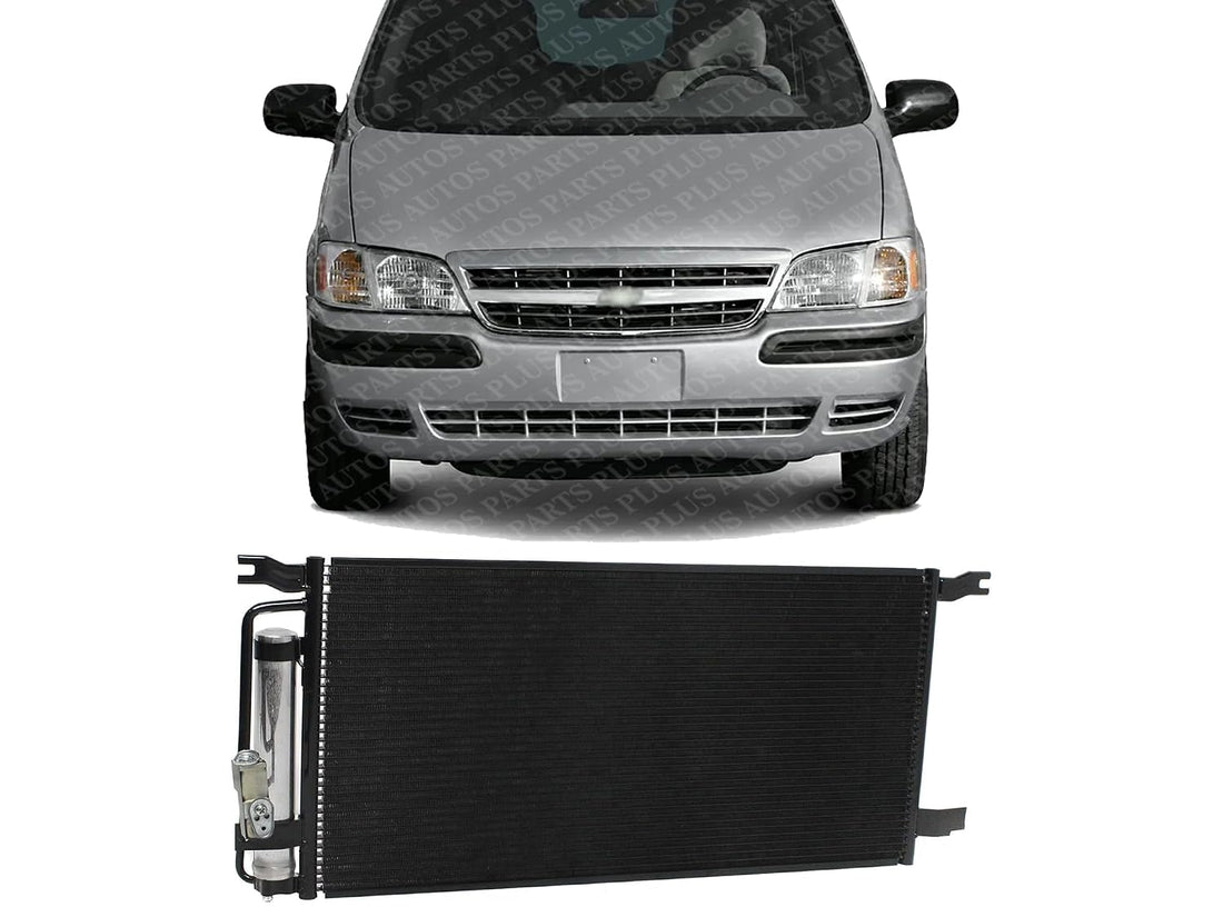 Front A/C Condenser Aluminum Core Direct Replacement Compatible with 2001-2006 Chevrolet Venture/Buick Rendezvous/Oldsmobile Silhouette/Saturn Relay GM3030147 10339103