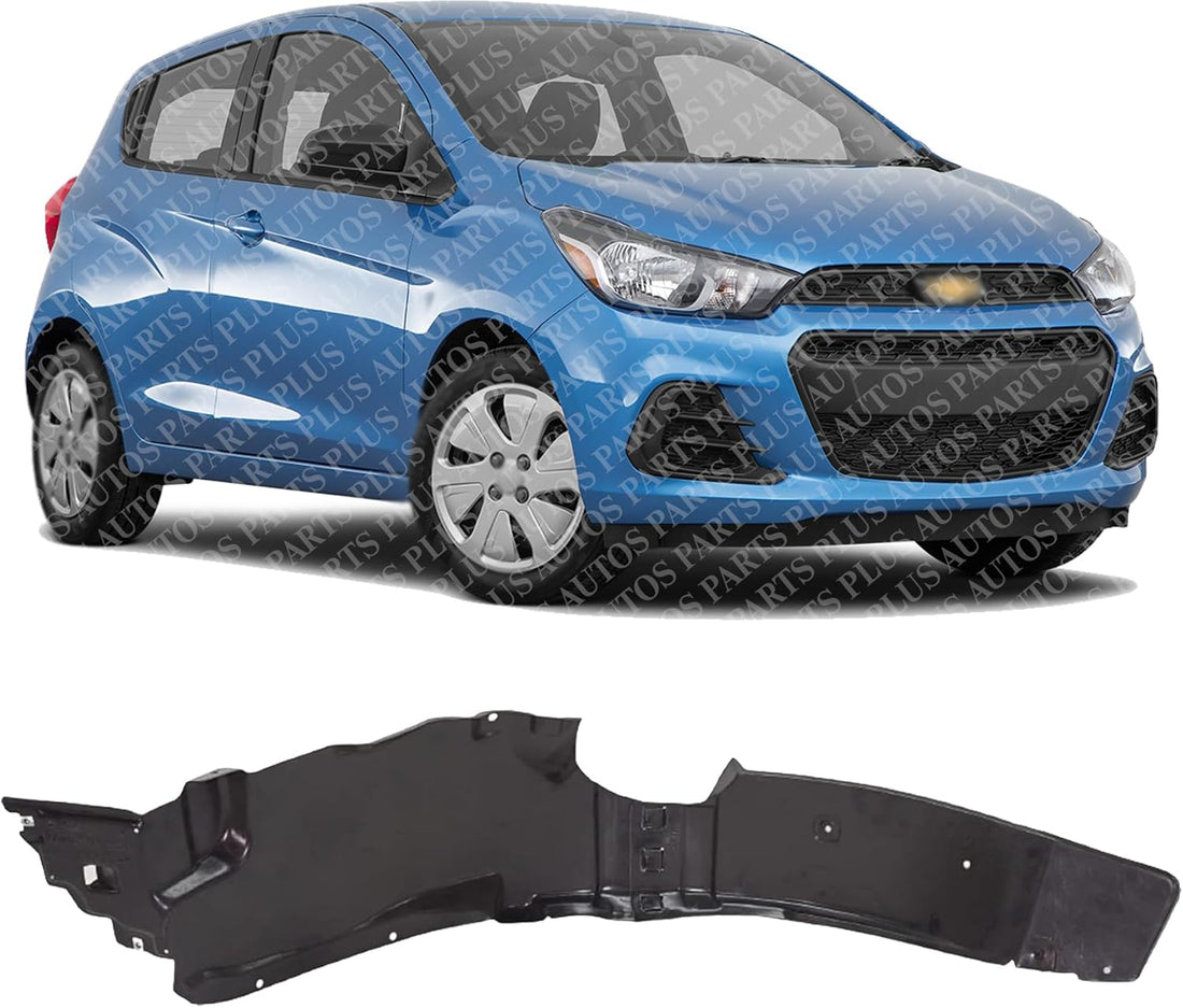 Front Fender Liner Right Passenger Side Direct Replacement Compatible With 2016-2019 Chevrolet Spark GM1249294 42457800-PFM
