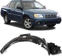 Front Fender Liner Right Passenger Side Direct Replacement Compatible With 2000-2004 Subaru Outback / 2003-2006 Baja SU1249105 59110AE06A