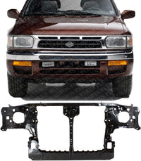 Front Radiator Support Assembly Steel Direct Replacement Compatible With 1996-2004 Nissan Pathfinder / 1997-2000 Infiniti QX4 NI1225131 625000W700