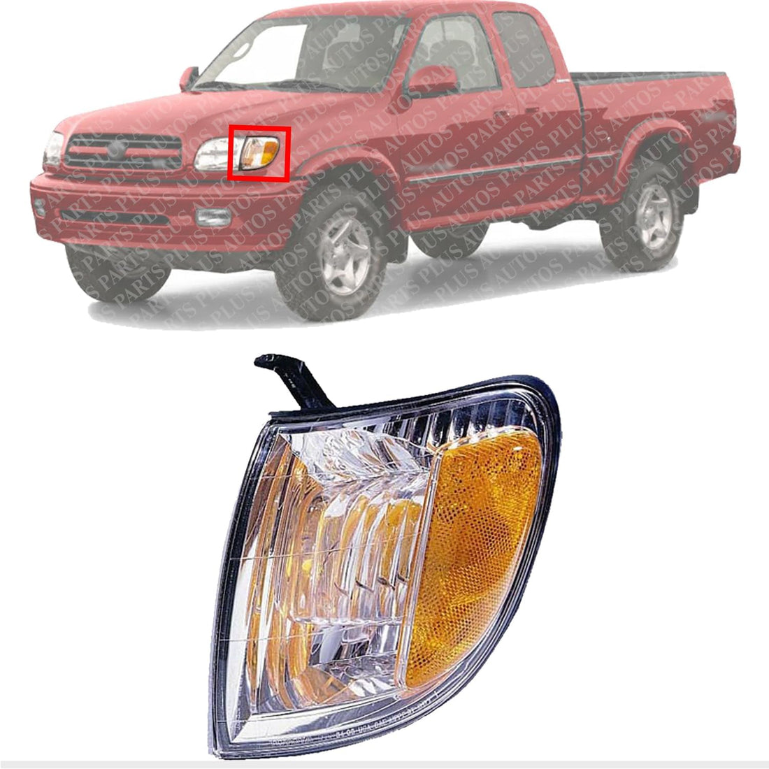 Front Turn Signal Light Assembly Left Driver Side Direct Replacement Compatible With 2000-2004 Toyota Tundra TO2530135 815200C010