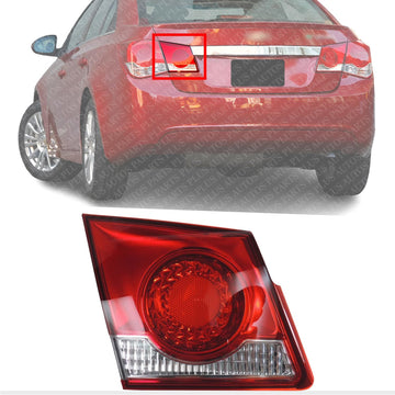 Tail Light Inner Assembly Left Driver Side Direct Replacement Compatible With 2011-2015 Chevrolet Cruze / 2016 Limited GM2802102 95389371