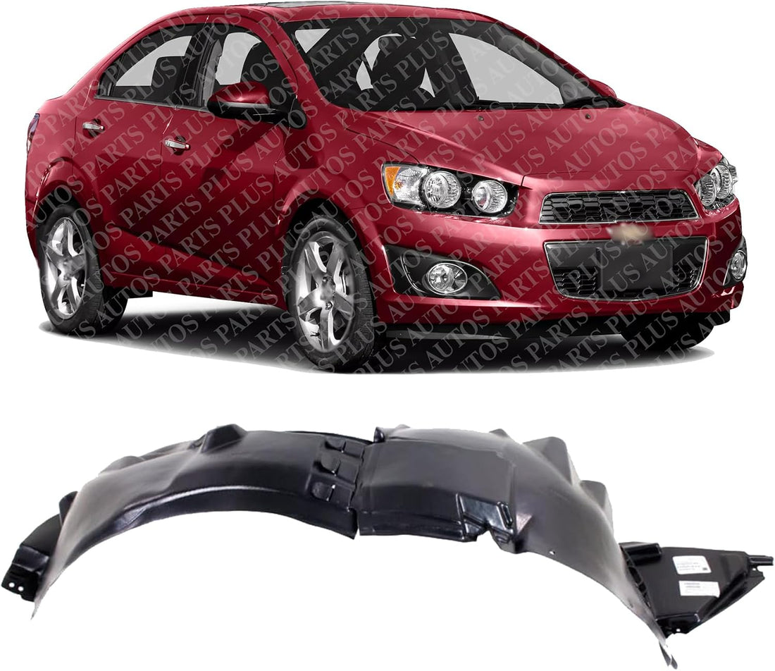 Front Fender Liner Right Passenger Side Direct Replacement Compatible With 2013-2016 Chevrolet Sonic GM1249241 95316105