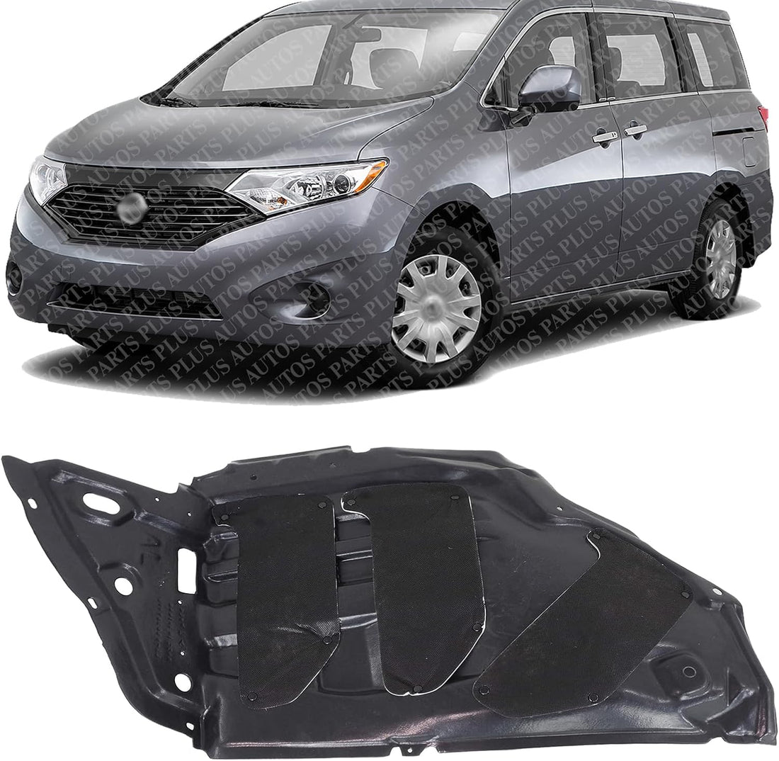 Front Section Fender Liner Left Driver Side Direct Replacement Compatible With 2011-2017 Nissan Quest NI1248138 638451JA0A