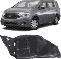 Front Section Fender Liner Left Driver Side Direct Replacement Compatible With 2011-2017 Nissan Quest NI1248138 638451JA0A