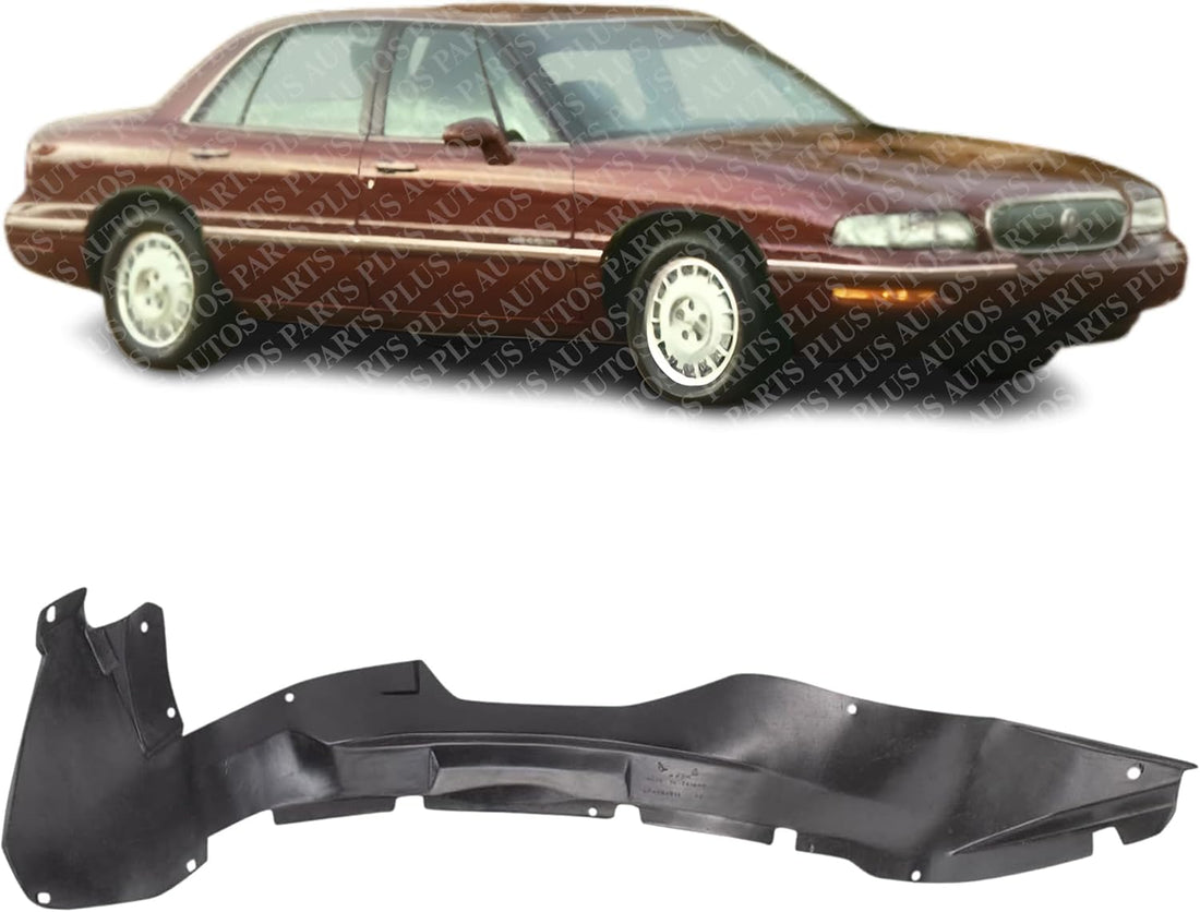Front Fender Liner Right Passenger Side Direct Replacement Compatible With 1997-1999 Buick LeSabre GM1249144 25657342