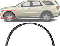 Front Wheel Opening Molding Primed Left Driver Side Direct Replacement Compatible With 2011-2022 Dodge Durango CH1290114 1RK21TZZAE