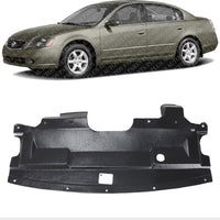 Front Engine Splash Shield Under Cover Direct Replacement Compatible with 2002-2006 Nissan Altima NI1228103 NI1228108 758907Y000 758908J010