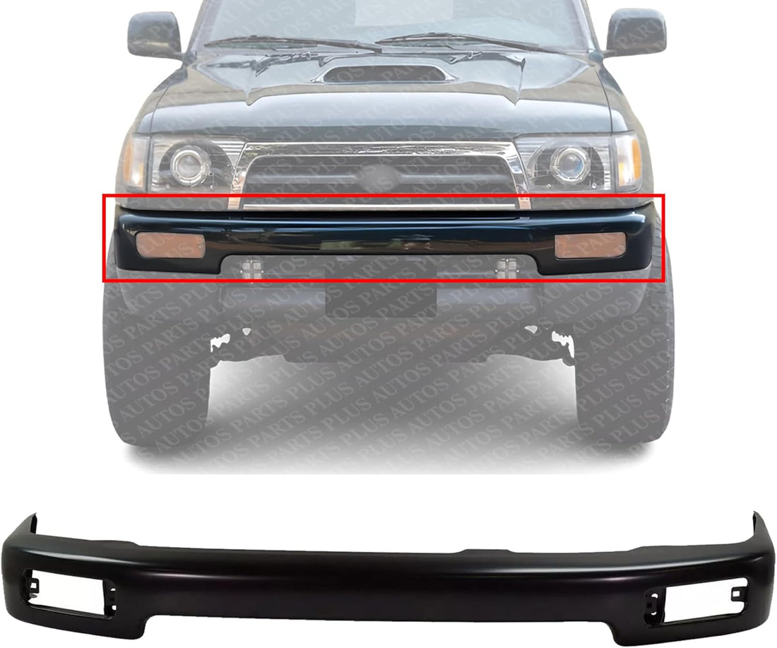 Front Bumper Face Bar Primed Steel Direct Replacement Compatible with 1996-1998 Toyota 4runner TO1002161 5210135290