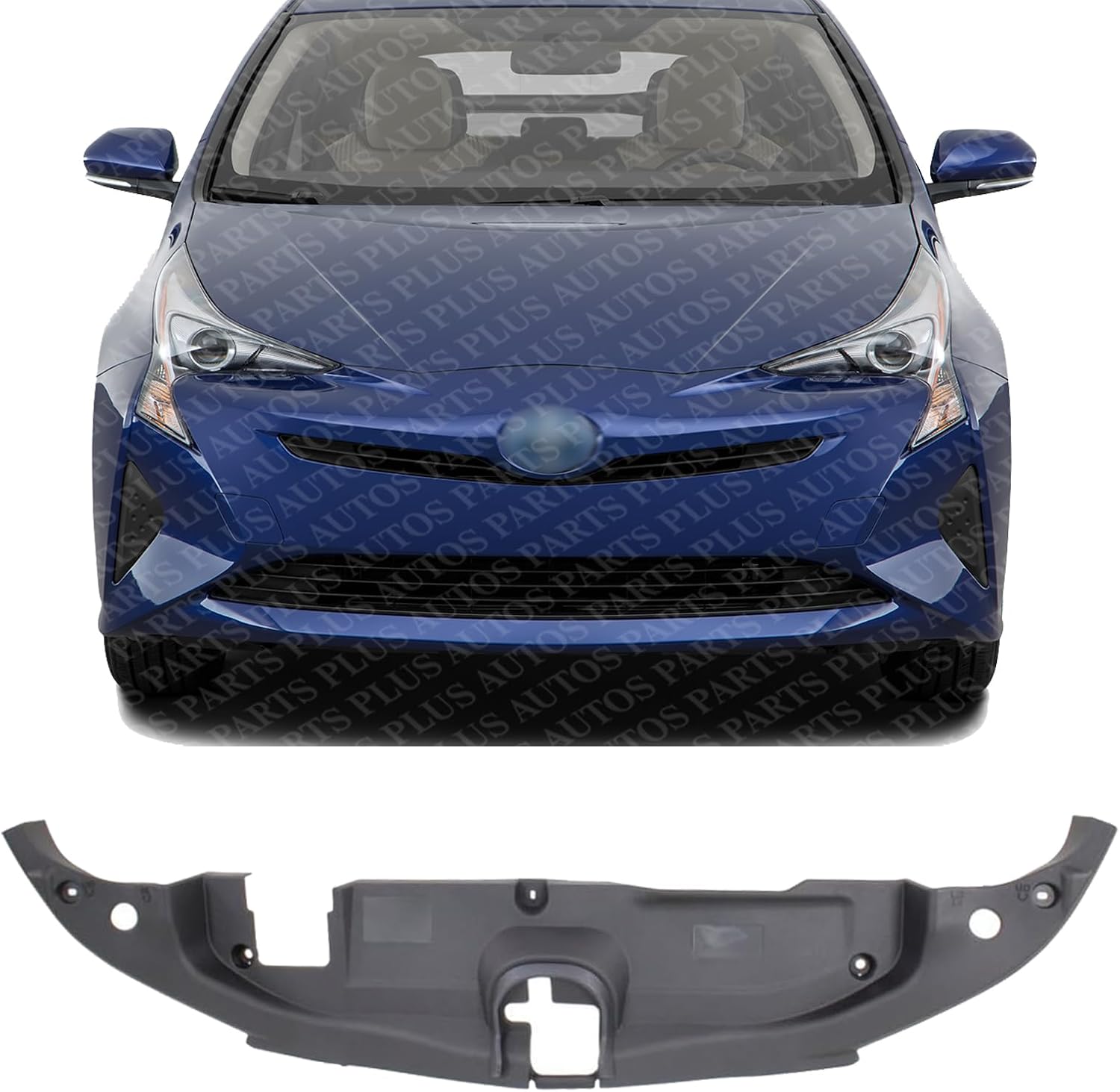 Front Radiator Support Upper Cover Plastic Direct Replacement Compatible With 2016-2018 Toyota Prius TO1224113 5328947072