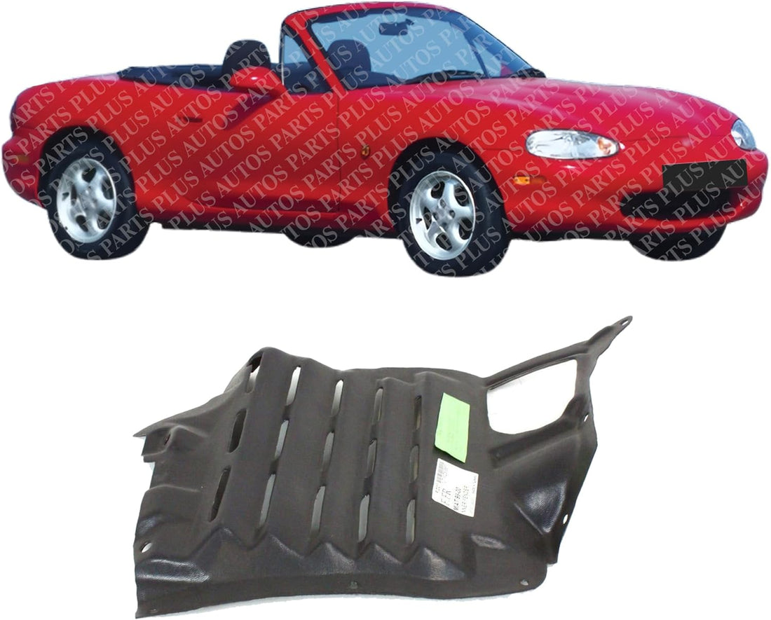 Front Section Fender Liner Right Passenger Side Direct Replacement Compatible With 1999-2000 Mazda Miata MA1251111 NC1056132E