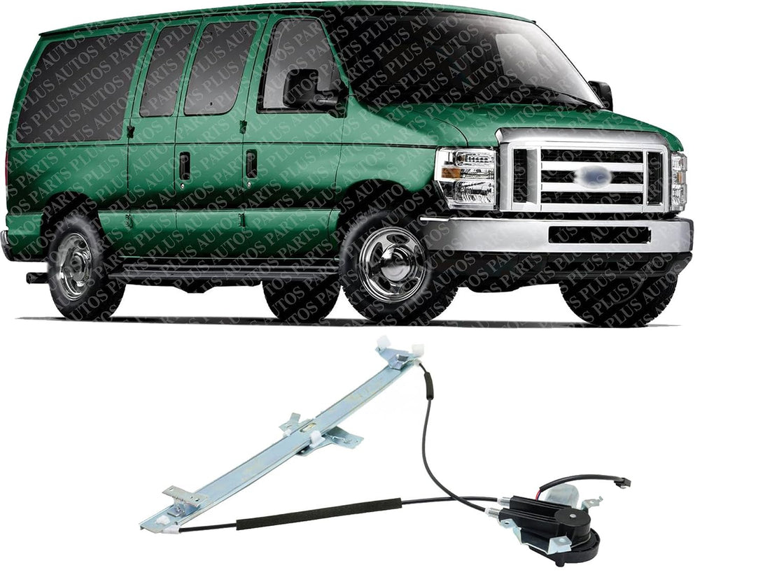 Front Power Window Regulator with Motor Right Passenger Side Direct Replacement Compatible with 1992-2014 Ford E-350 Econoline FO1351129 9C2Z1523200A