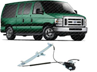 Front Power Window Regulator with Motor Right Passenger Side Direct Replacement Compatible with 1992-2014 Ford E-350 Econoline FO1351129 9C2Z1523200A