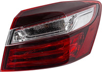 Rear Tail Light Outer Assembly Left Driver Side Direct Replacement Compatible With 2016-2017 Honda Accord HO2804108 33550T2AA21