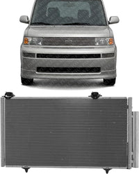 AUTOS PARTS PLUS Front AC Condenser Aluminum Direct Replacement Compatible With 2005-2006 Scion xA xB SC3030103 8845052231
