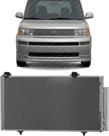 AUTOS PARTS PLUS Front AC Condenser Aluminum Direct Replacement Compatible With 2005-2006 Scion xA xB SC3030103 8845052231
