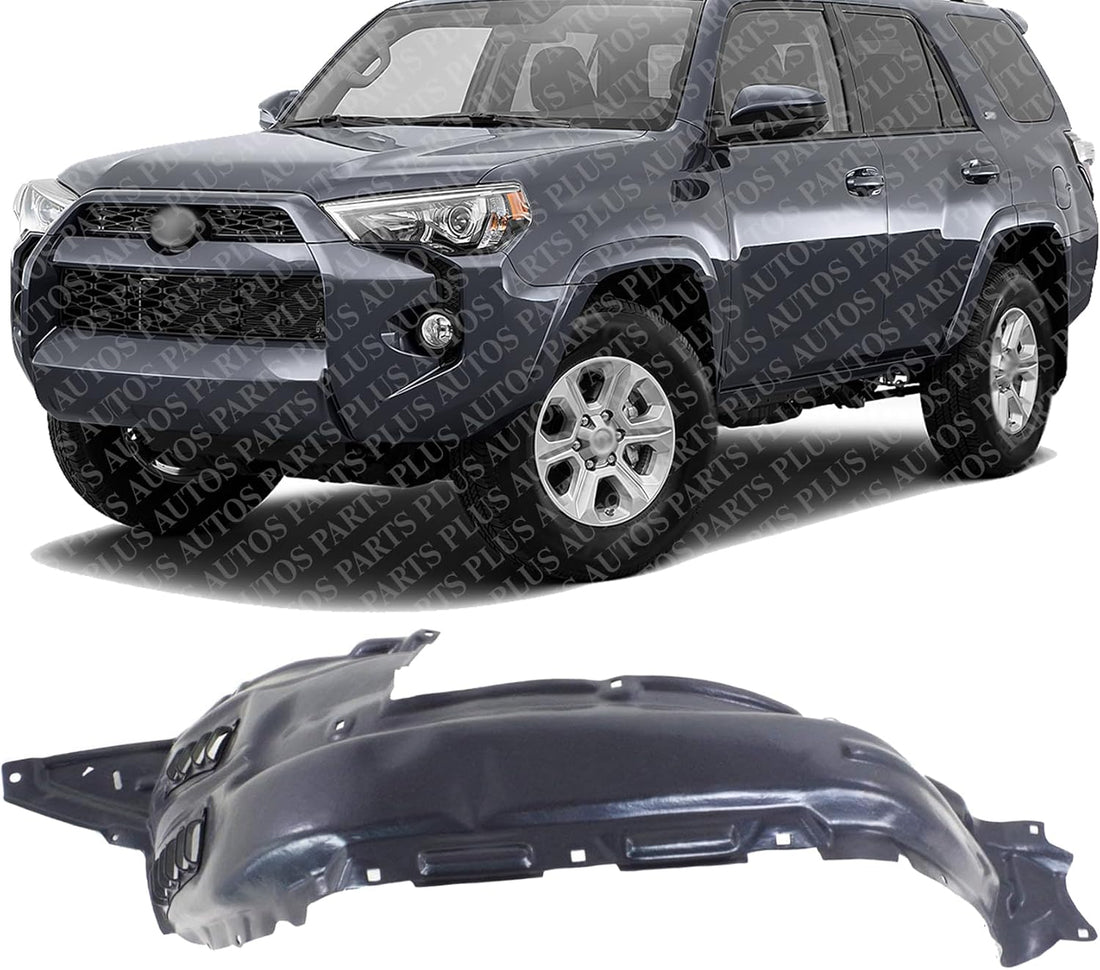 Front Fender Liner Left Driver Side Direct Replacement Compatible With 2014-2023 Toyota 4Runner TO1248198 5387635150