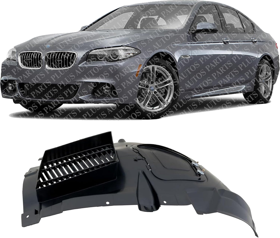 Front Section Fender Liner Left Driver Side Direct Replacement Compatible With 2012-2016 BMW M5 BM1248136 51717903883