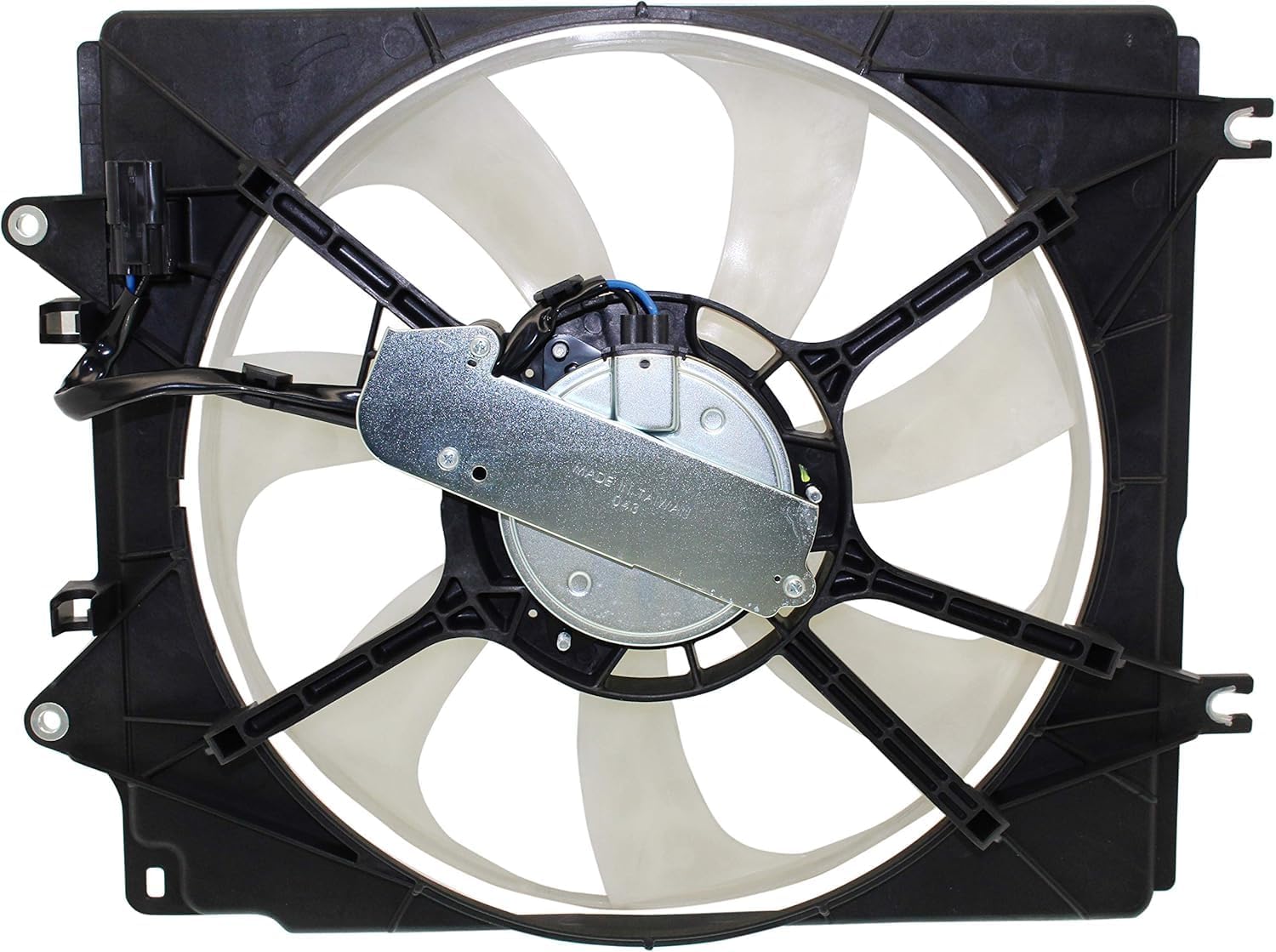 AUTOS PARTS PLUS Front A/C Condenser Cooling Fans Assembly Right Passenger Side Direct Replacement Compatible With 2017-2022 Honda CR-V HO3113141 386155PAA01-PFM 386165PAA01