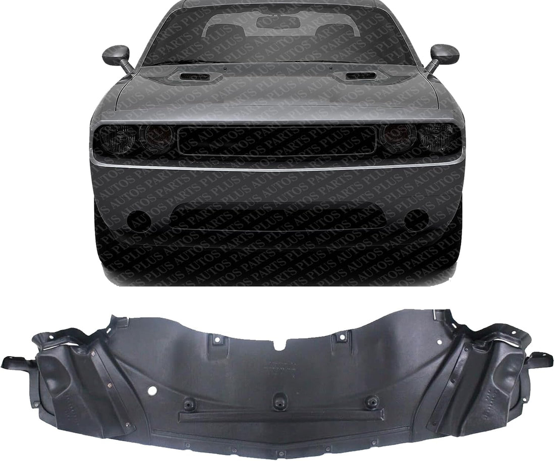 Front Engine Splash Shield Direct Replacement Compatible with 2011-2014 Dodge Challenger CH1228114 68060070AB