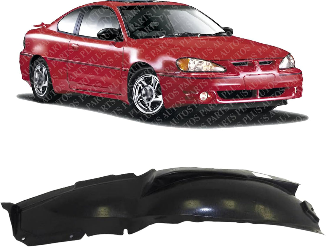 Front Fender Liner Rear Section Right Passenger Side Direct Replacement Compatible With 1999-2005 Pontiac Grand Am GM1249148 22611444