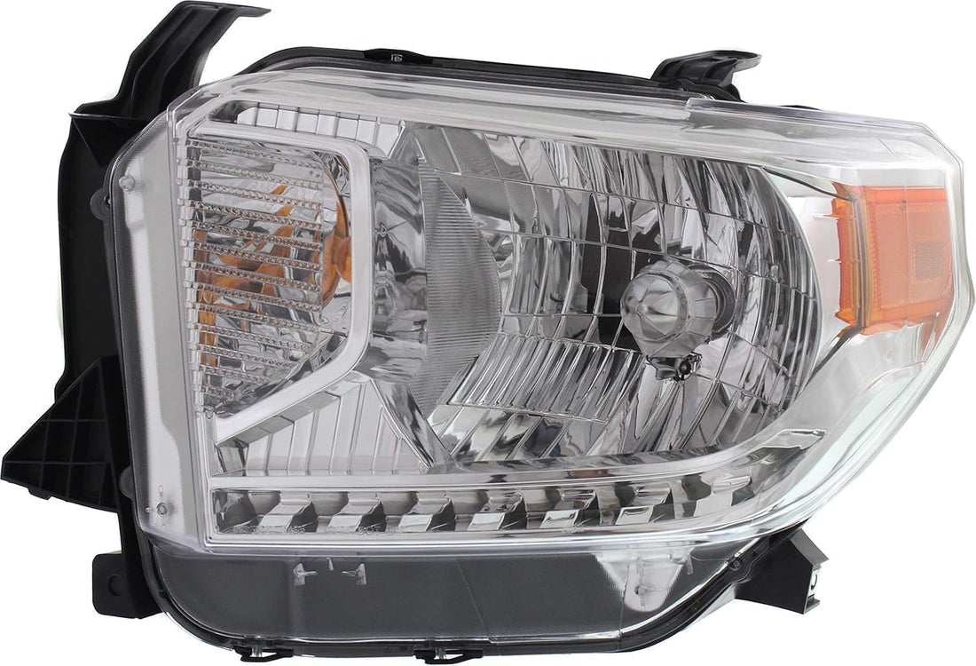 Front Head Light Assembly Right Passenger Side Direct Replacement Compatible With 2014-2017 Toyota Tundra TO2503219 811100C091