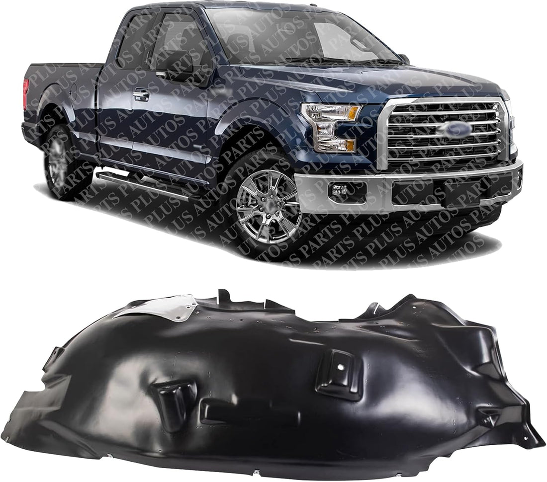 Front Fender Liner Right Passenger Side Direct Replacement Compatible With 2015-2020 Ford F-150 FO1249162 FL3Z16102F