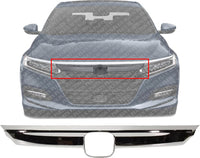 Front Center Grille Trim Molding Chrome Direct Replacement Compatible With 2018-2020 Honda Accord HO1210157 71122TVAA01