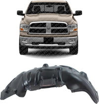 Front Fender Liner Left Driver Side Direct Replacement Compatible With 2009-2012 Dodge Ram 1500 CH1248152 68285577AA 68110687AD