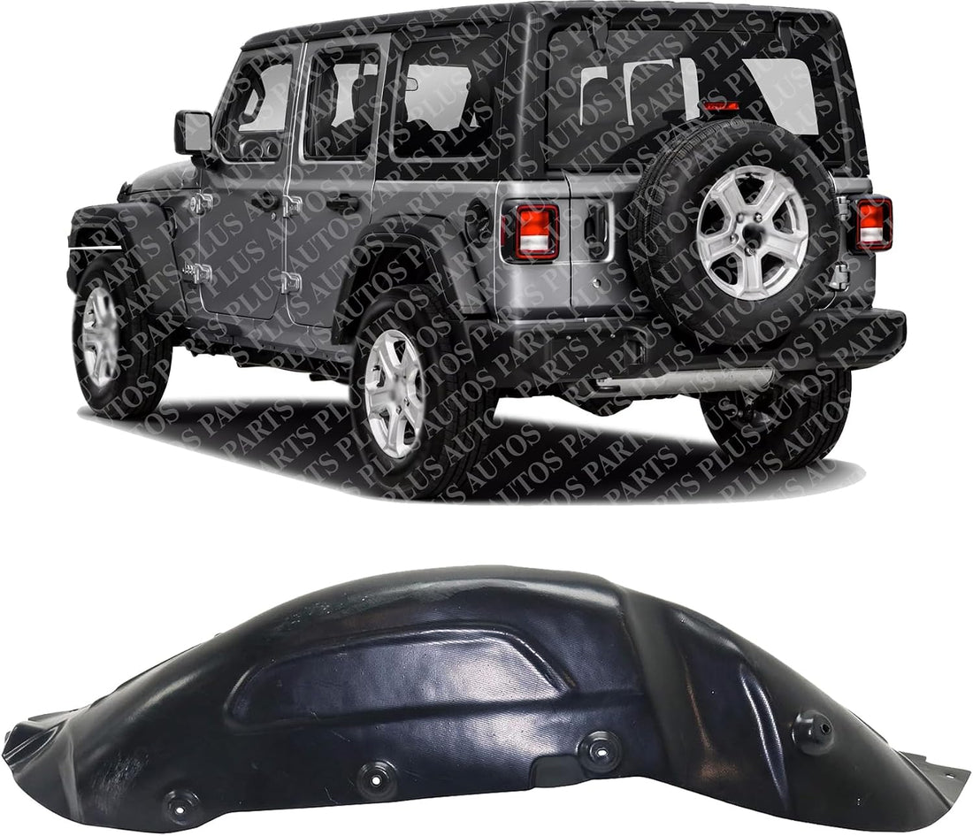 Rear Fender Liner Left Driver Side Direct Replacement Compatible With 2018-2023 Jeep Wrangler CH1762105 68299173AD