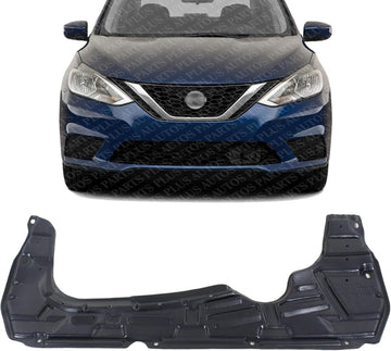 Front Center Engine Splash Shield Under Cover Direct Replacement Compatible with 2013-2019 Nissan Sentra NI1228140 758923SH0A