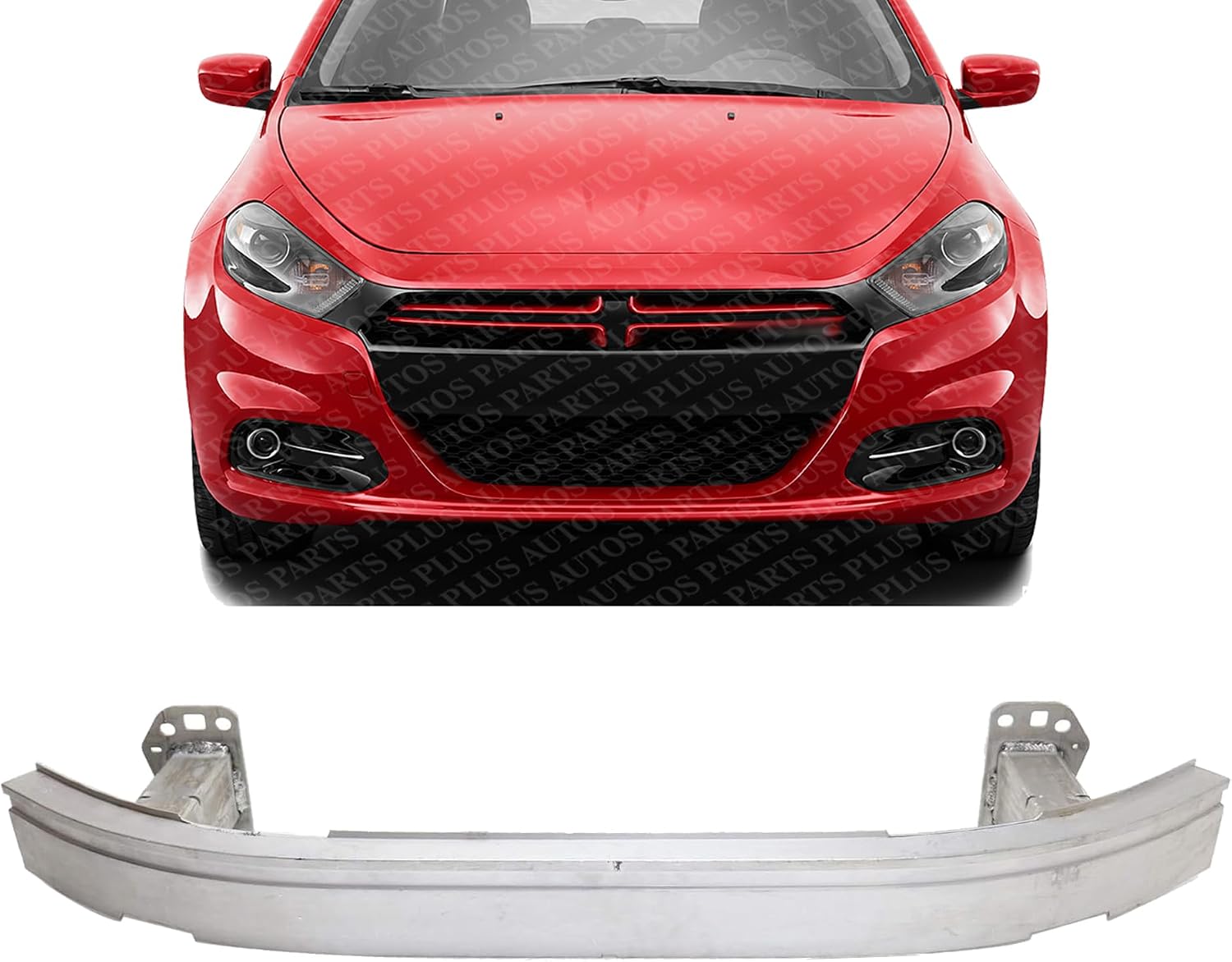 Front Bumper Reinforcement Aluminum Direct Replacement Compatible With 2013-2016 Dodge Dart CH1006226 68082361AB