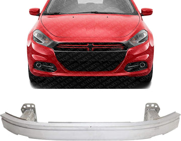 Front Bumper Reinforcement Aluminum Direct Replacement Compatible With 2013-2016 Dodge Dart CH1006226 68082361AB